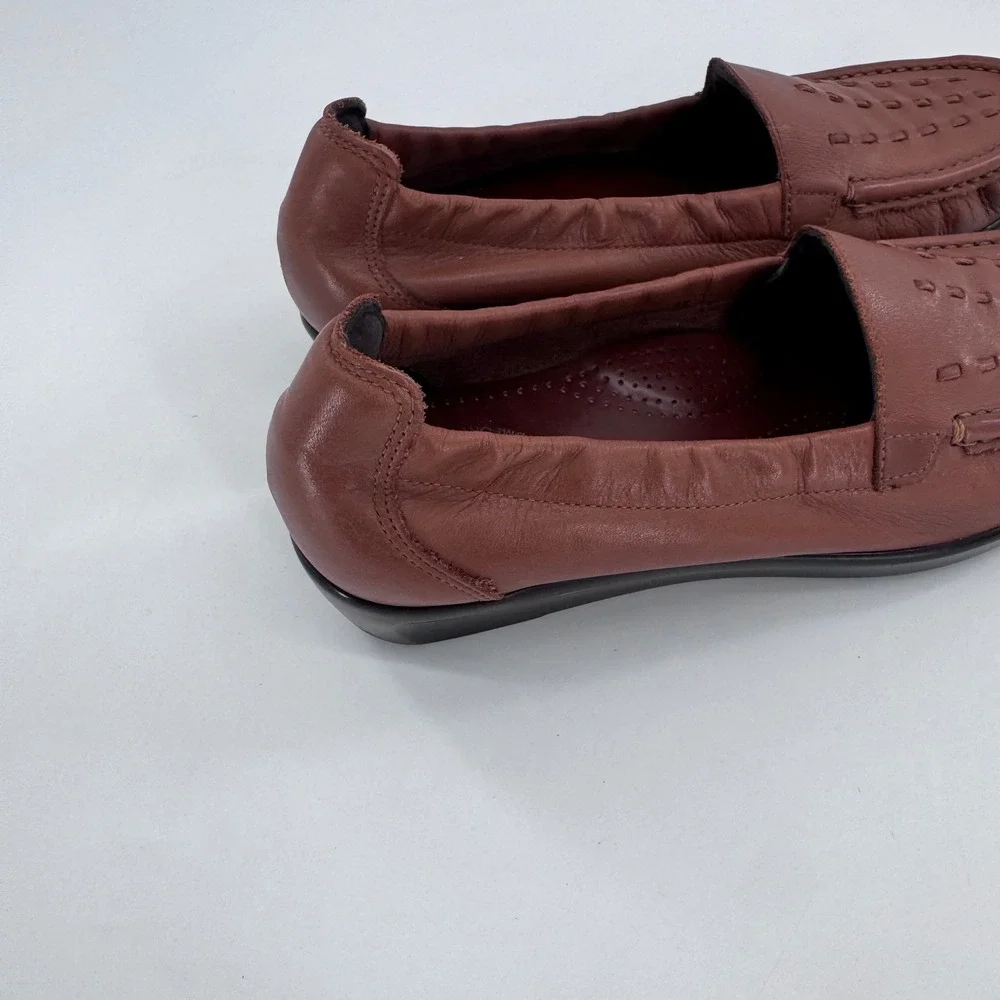 SAS Tripad Comfort Loafers Brown Leather Made in USA Slip On‎ Shoes Size 9N